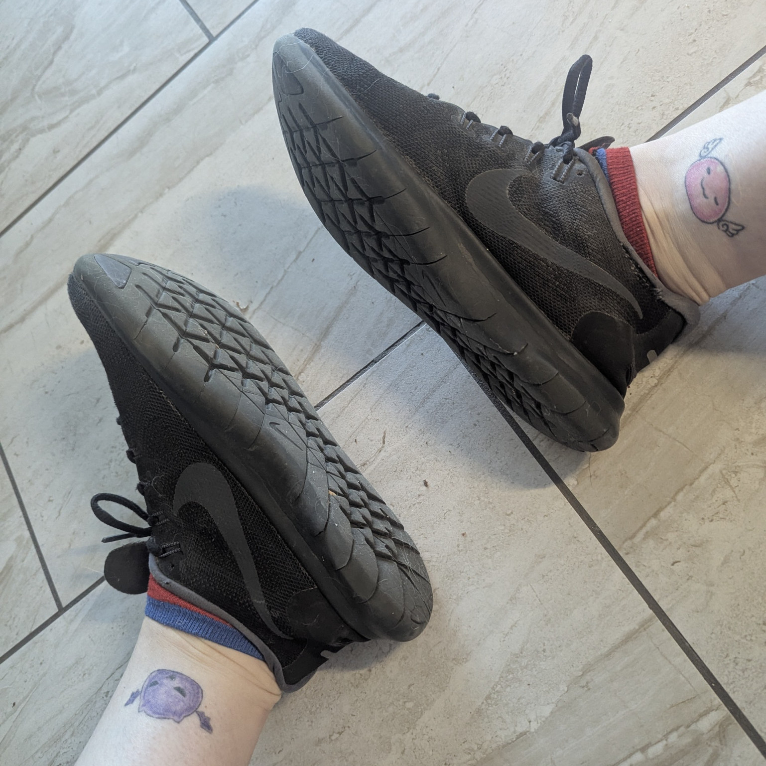 Worn Sneakers Trainers Size 7 and a half